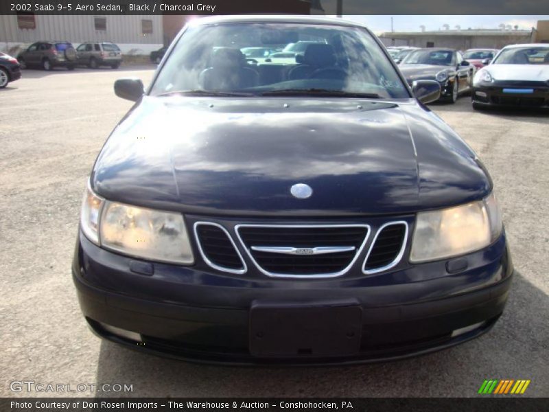 Black / Charcoal Grey 2002 Saab 9-5 Aero Sedan