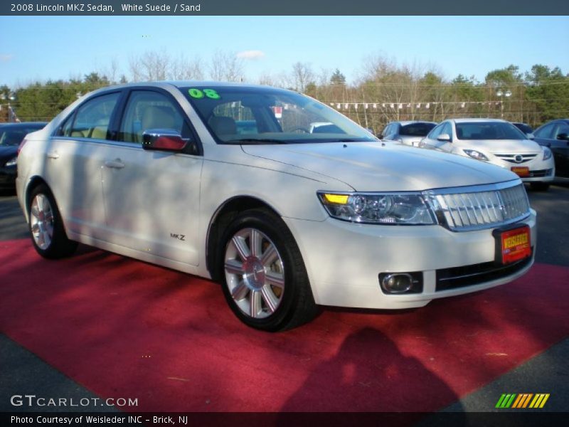 White Suede / Sand 2008 Lincoln MKZ Sedan