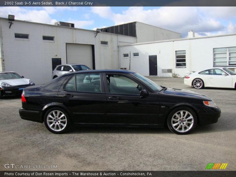 Black / Charcoal Grey 2002 Saab 9-5 Aero Sedan