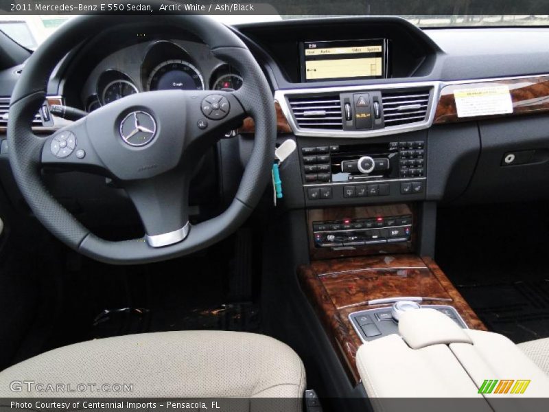 Dashboard of 2011 E 550 Sedan