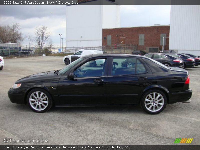Black / Charcoal Grey 2002 Saab 9-5 Aero Sedan