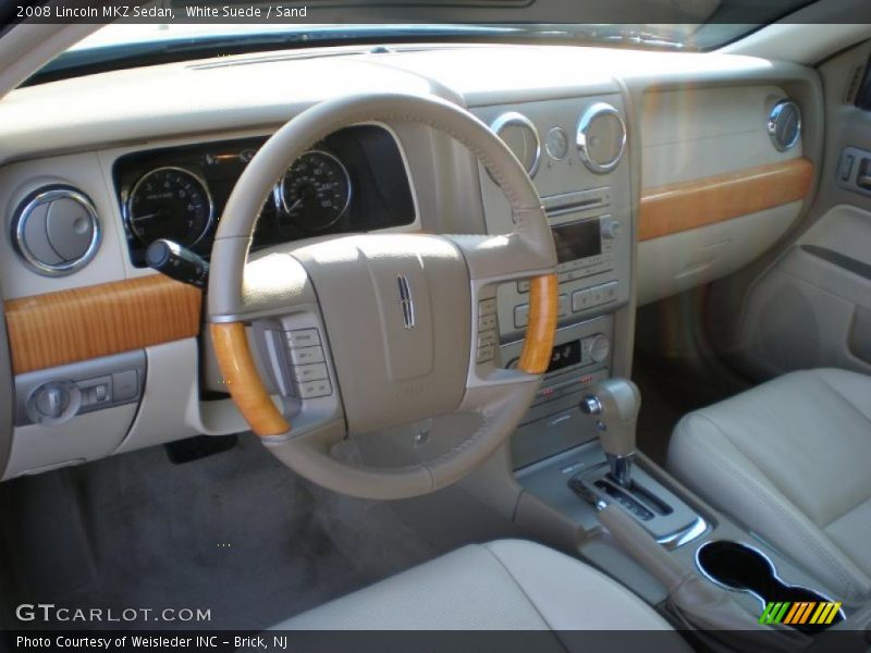 White Suede / Sand 2008 Lincoln MKZ Sedan