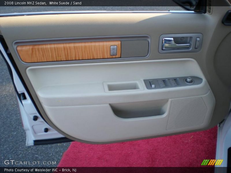 White Suede / Sand 2008 Lincoln MKZ Sedan