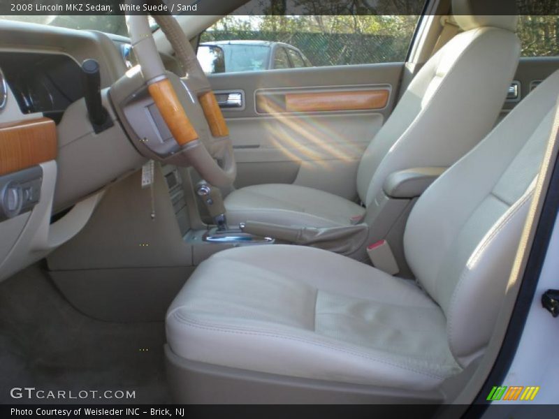 White Suede / Sand 2008 Lincoln MKZ Sedan