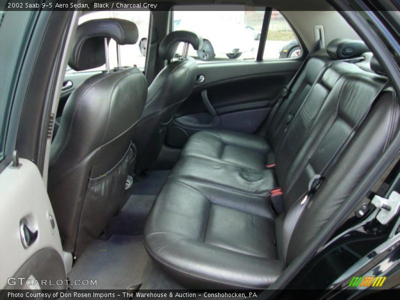  2002 9-5 Aero Sedan Charcoal Grey Interior