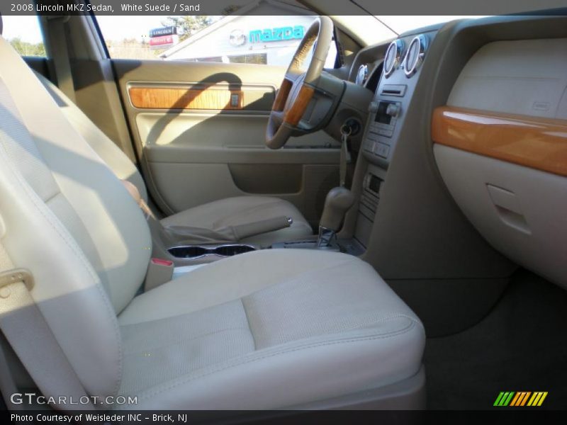 White Suede / Sand 2008 Lincoln MKZ Sedan