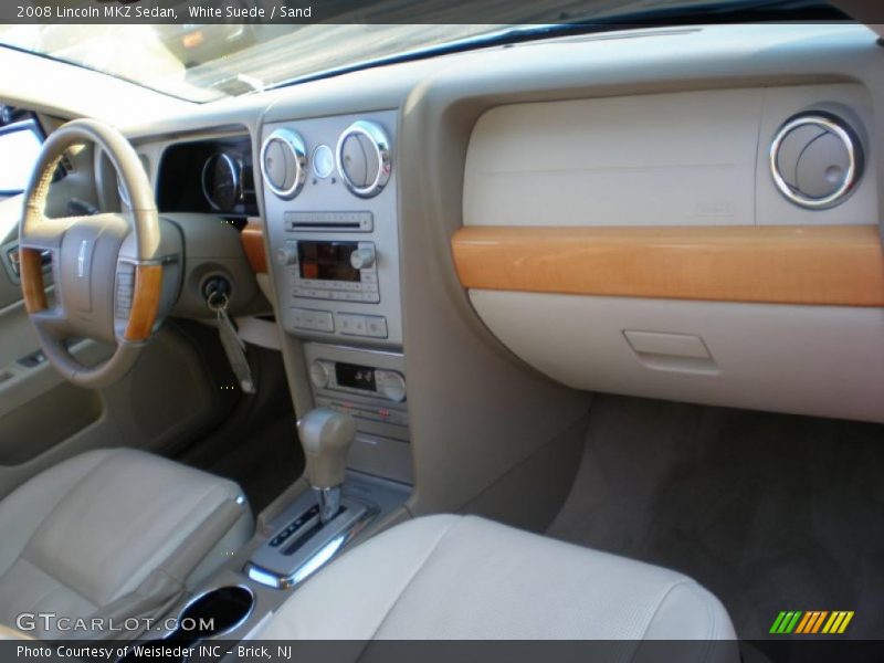 White Suede / Sand 2008 Lincoln MKZ Sedan