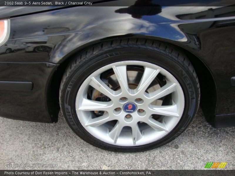 Black / Charcoal Grey 2002 Saab 9-5 Aero Sedan