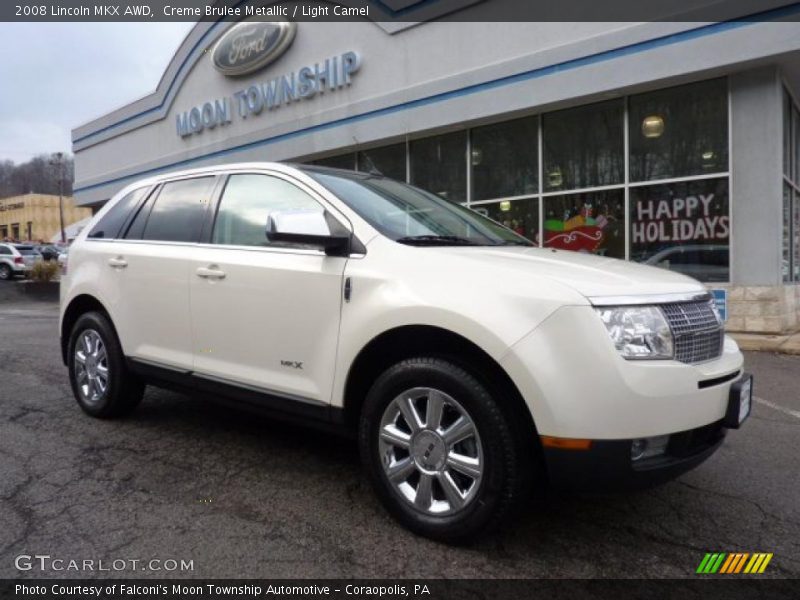 Creme Brulee Metallic / Light Camel 2008 Lincoln MKX AWD