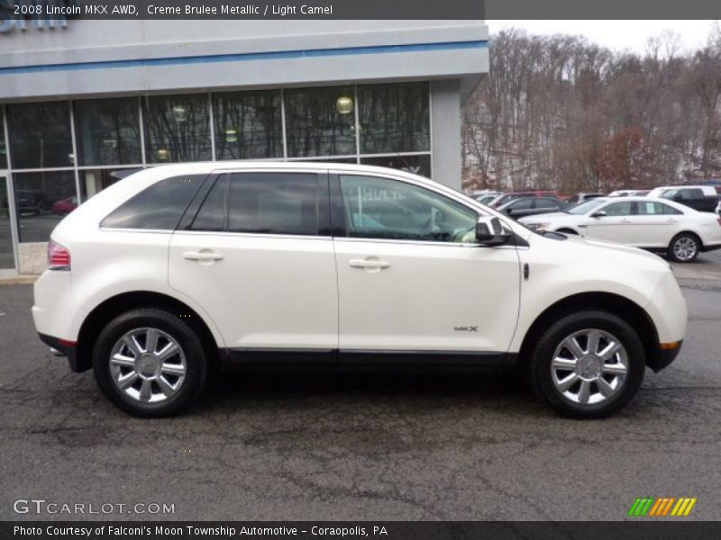 Creme Brulee Metallic / Light Camel 2008 Lincoln MKX AWD