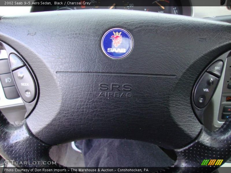 Black / Charcoal Grey 2002 Saab 9-5 Aero Sedan