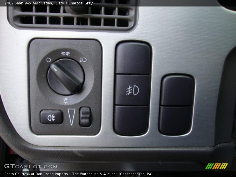 Controls of 2002 9-5 Aero Sedan