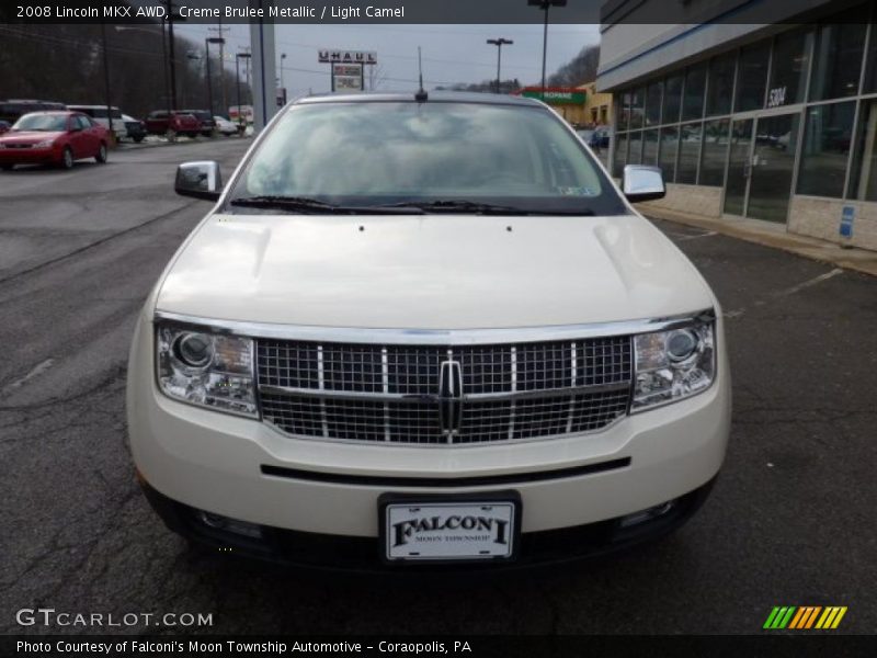 Creme Brulee Metallic / Light Camel 2008 Lincoln MKX AWD