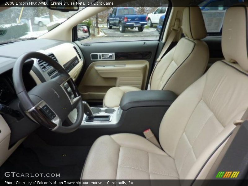 Creme Brulee Metallic / Light Camel 2008 Lincoln MKX AWD
