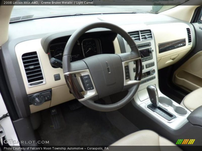 Creme Brulee Metallic / Light Camel 2008 Lincoln MKX AWD