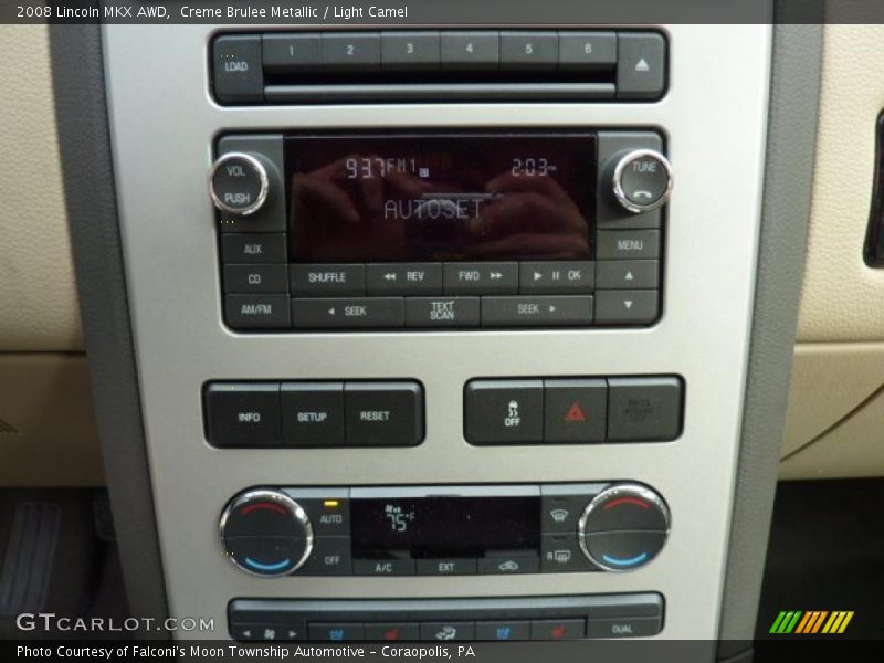 Creme Brulee Metallic / Light Camel 2008 Lincoln MKX AWD