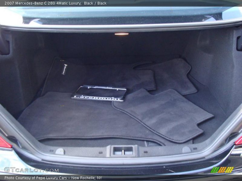 Black / Black 2007 Mercedes-Benz C 280 4Matic Luxury