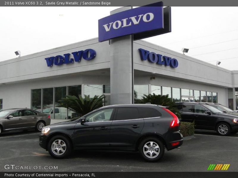 Savile Grey Metallic / Sandstone Beige 2011 Volvo XC60 3.2