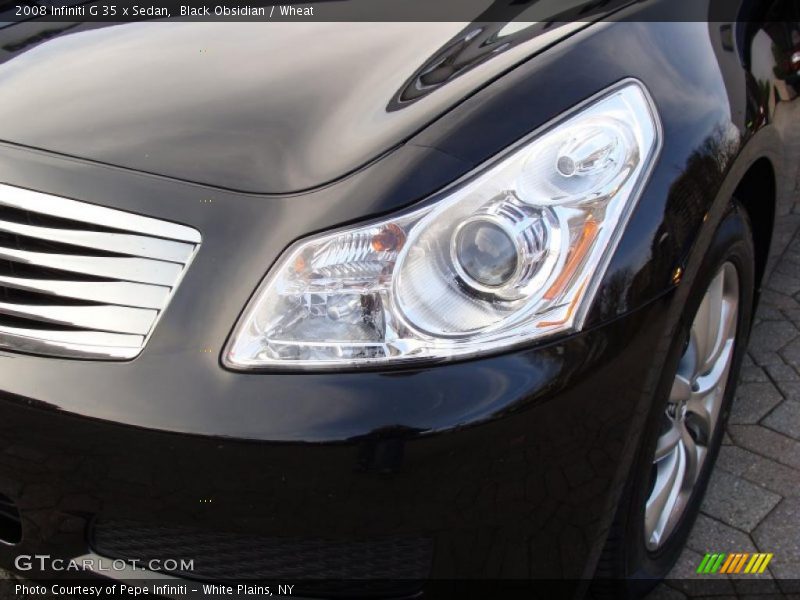 Black Obsidian / Wheat 2008 Infiniti G 35 x Sedan