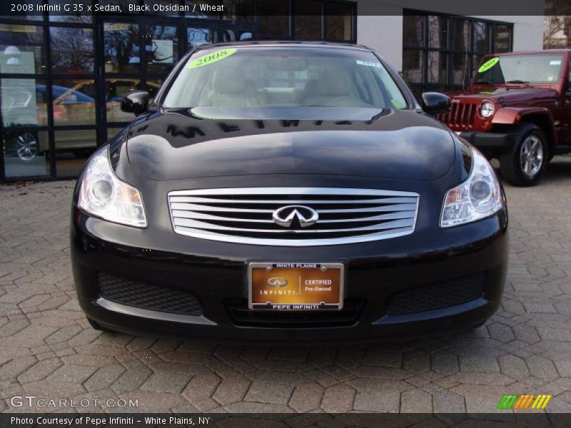 Black Obsidian / Wheat 2008 Infiniti G 35 x Sedan