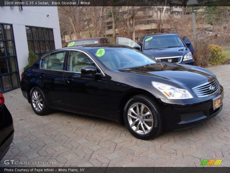 Black Obsidian / Wheat 2008 Infiniti G 35 x Sedan