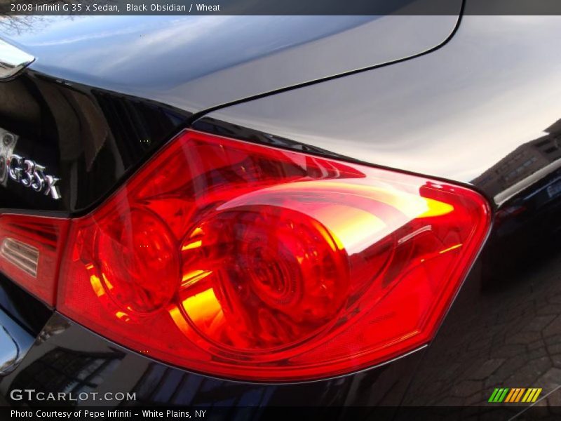 Black Obsidian / Wheat 2008 Infiniti G 35 x Sedan