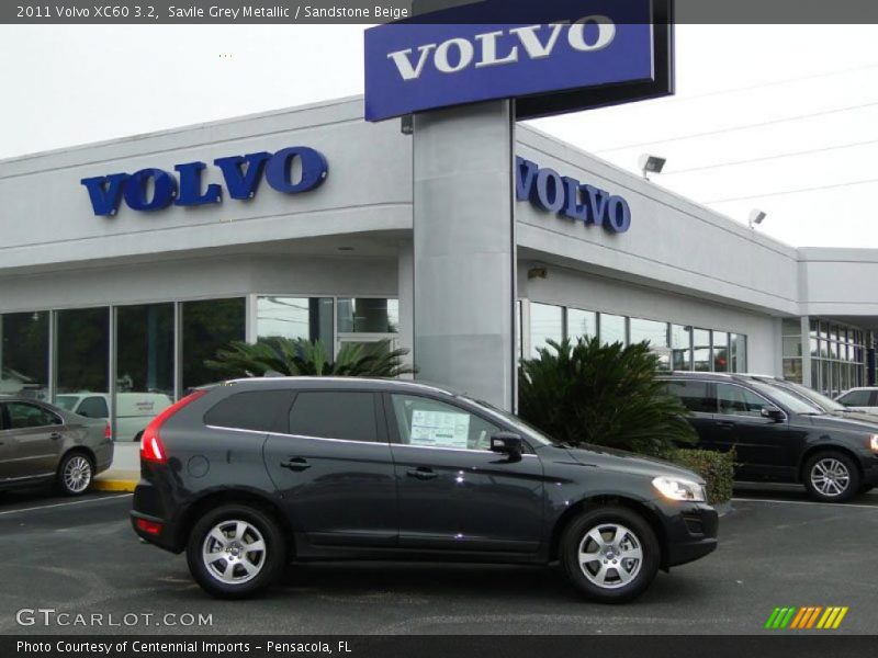 Savile Grey Metallic / Sandstone Beige 2011 Volvo XC60 3.2