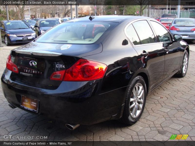 Black Obsidian / Wheat 2008 Infiniti G 35 x Sedan