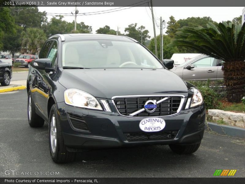 Savile Grey Metallic / Sandstone Beige 2011 Volvo XC60 3.2