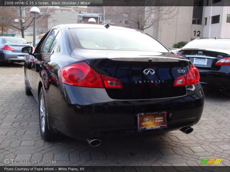 Black Obsidian / Wheat 2008 Infiniti G 35 x Sedan