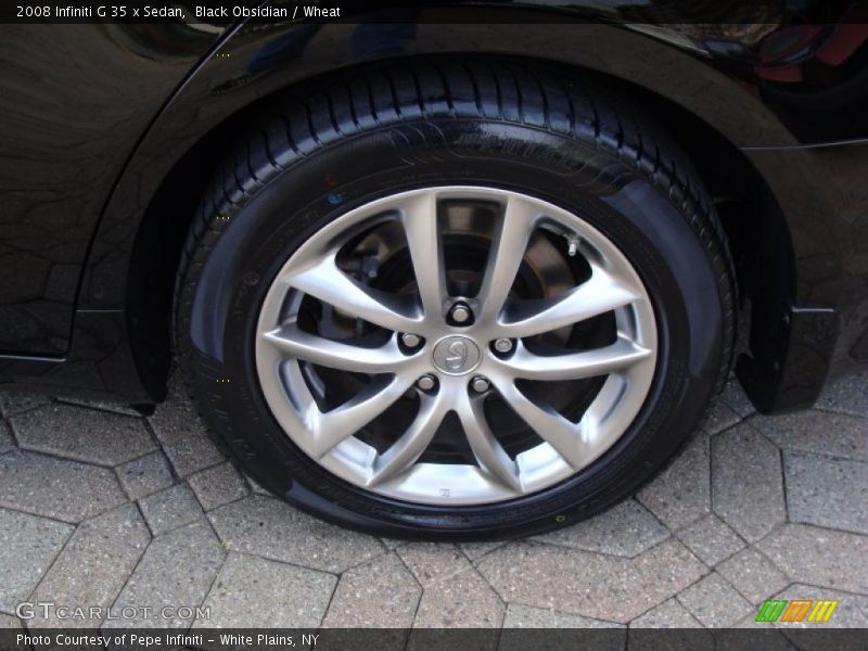 Black Obsidian / Wheat 2008 Infiniti G 35 x Sedan