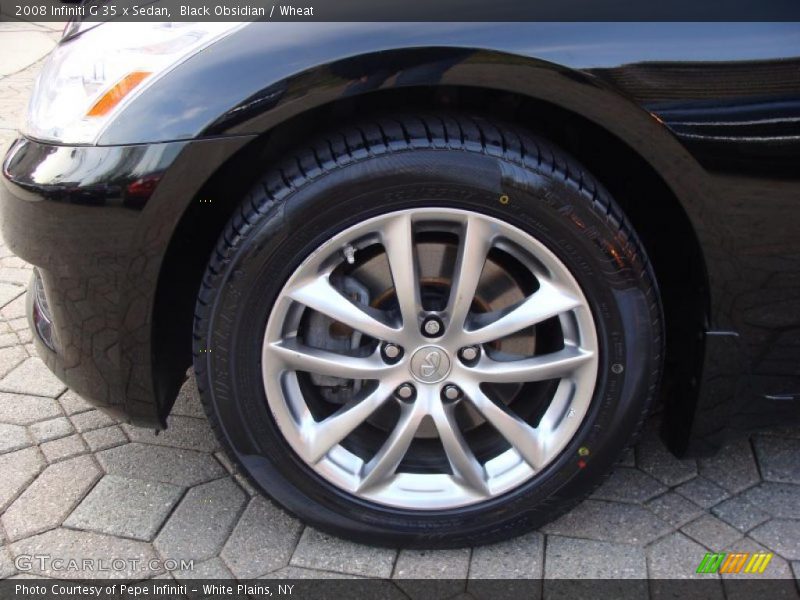 Black Obsidian / Wheat 2008 Infiniti G 35 x Sedan