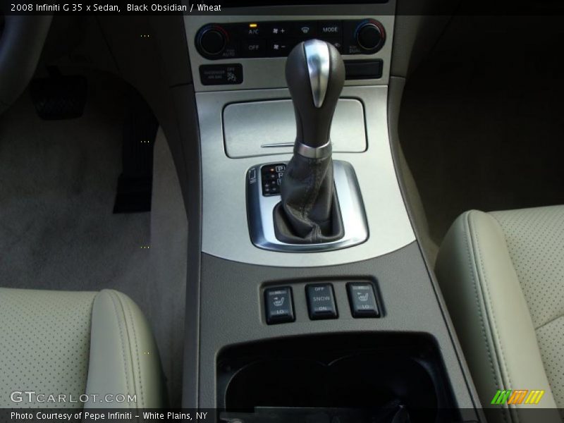 Black Obsidian / Wheat 2008 Infiniti G 35 x Sedan