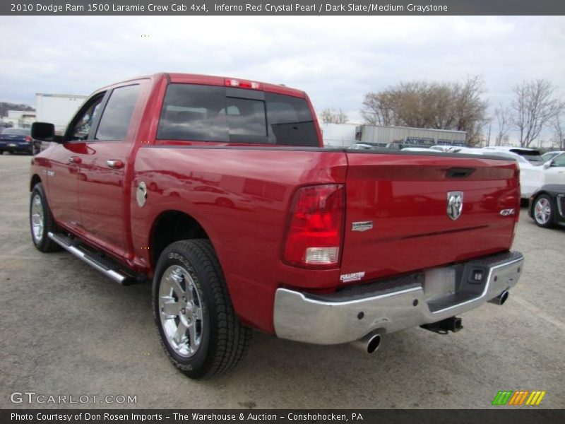 Inferno Red Crystal Pearl / Dark Slate/Medium Graystone 2010 Dodge Ram 1500 Laramie Crew Cab 4x4