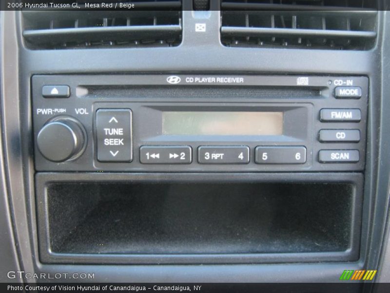 Mesa Red / Beige 2006 Hyundai Tucson GL