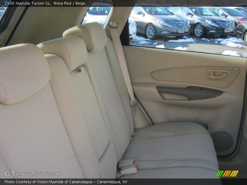 Mesa Red / Beige 2006 Hyundai Tucson GL