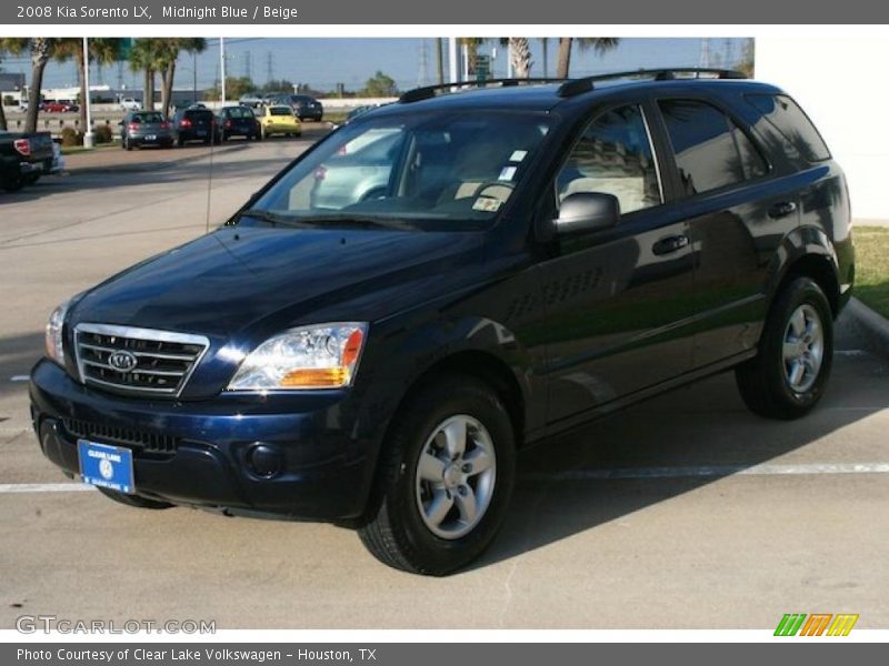 Midnight Blue / Beige 2008 Kia Sorento LX