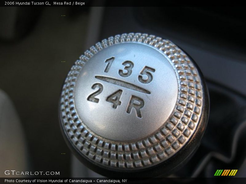  2006 Tucson GL 5 Speed Manual Shifter