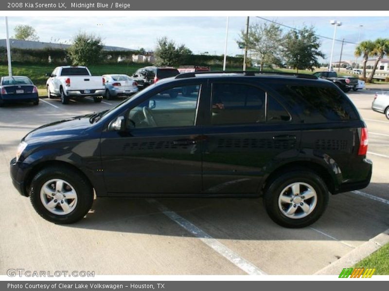 Midnight Blue / Beige 2008 Kia Sorento LX