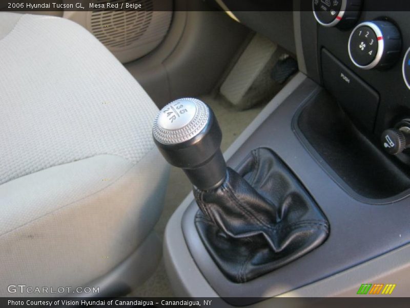  2006 Tucson GL 5 Speed Manual Shifter