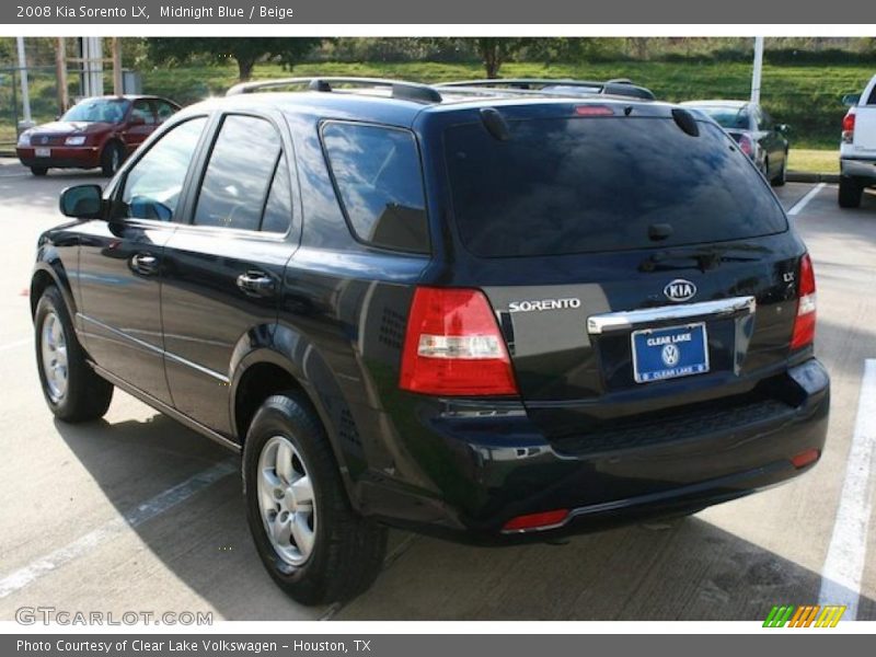 Midnight Blue / Beige 2008 Kia Sorento LX