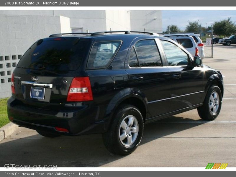 Midnight Blue / Beige 2008 Kia Sorento LX