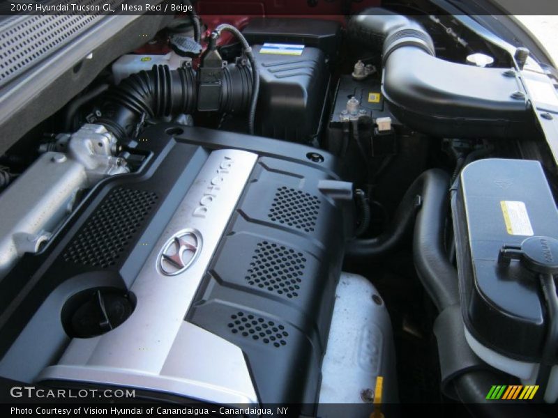  2006 Tucson GL Engine - 2.0 Liter DOHC 16V VVT 4 Cylinder