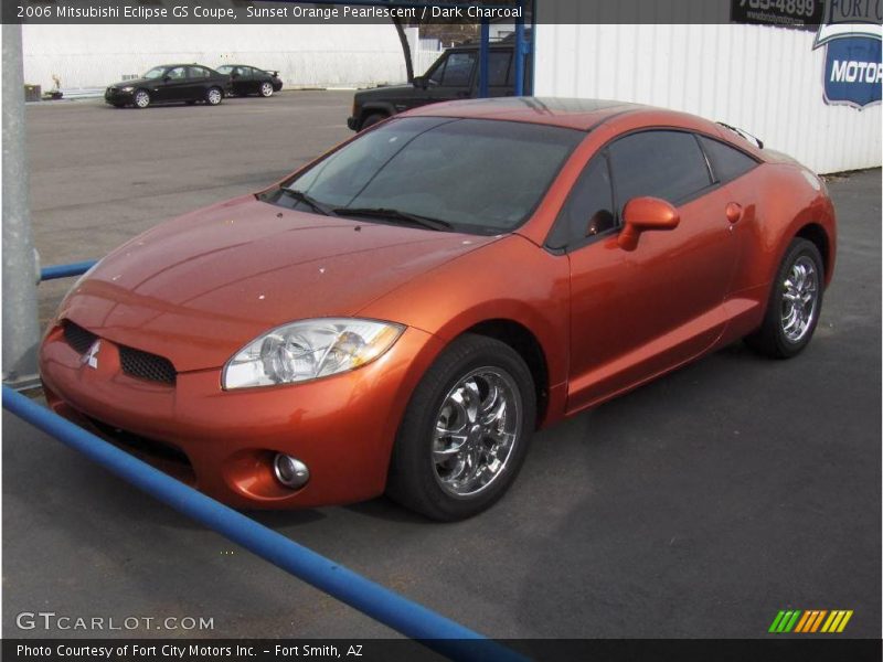 Sunset Orange Pearlescent / Dark Charcoal 2006 Mitsubishi Eclipse GS Coupe