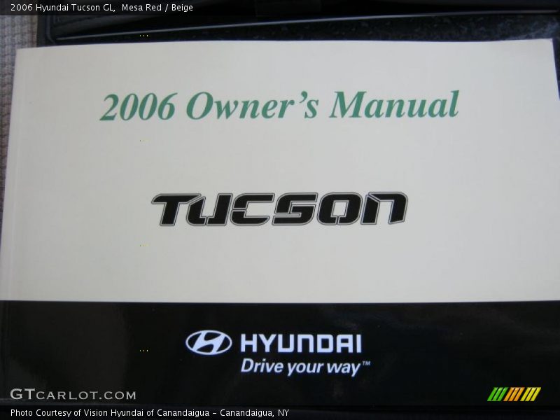 Mesa Red / Beige 2006 Hyundai Tucson GL