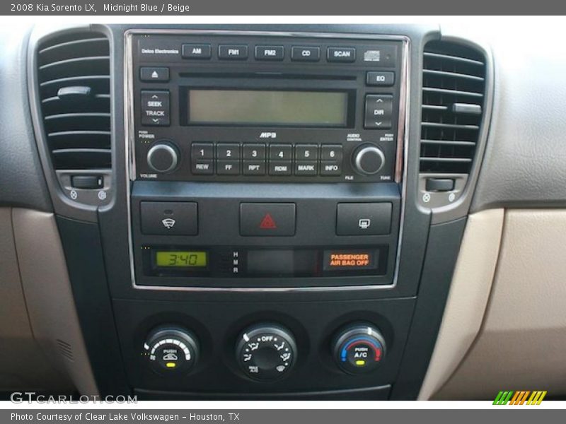 Midnight Blue / Beige 2008 Kia Sorento LX
