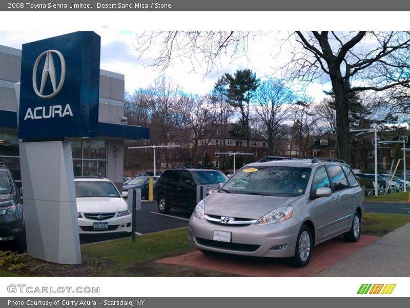 Desert Sand Mica / Stone 2008 Toyota Sienna Limited