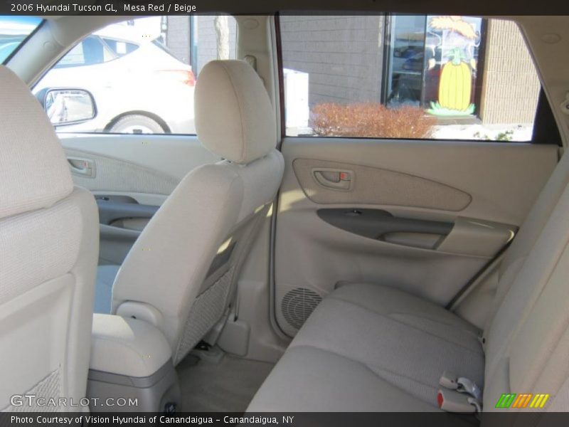 Mesa Red / Beige 2006 Hyundai Tucson GL