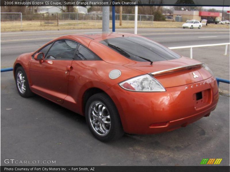 Sunset Orange Pearlescent / Dark Charcoal 2006 Mitsubishi Eclipse GS Coupe