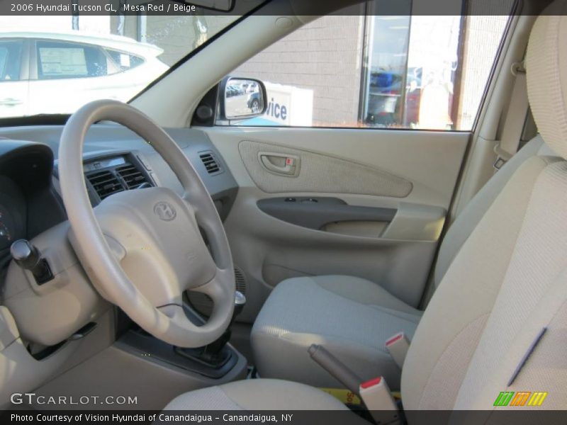 Mesa Red / Beige 2006 Hyundai Tucson GL